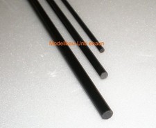 CFK Carbon Rundstab 1000mm lang 1m Gr&ouml;&szlig;en 0,8mm bis 10mm Carbonstab Stange