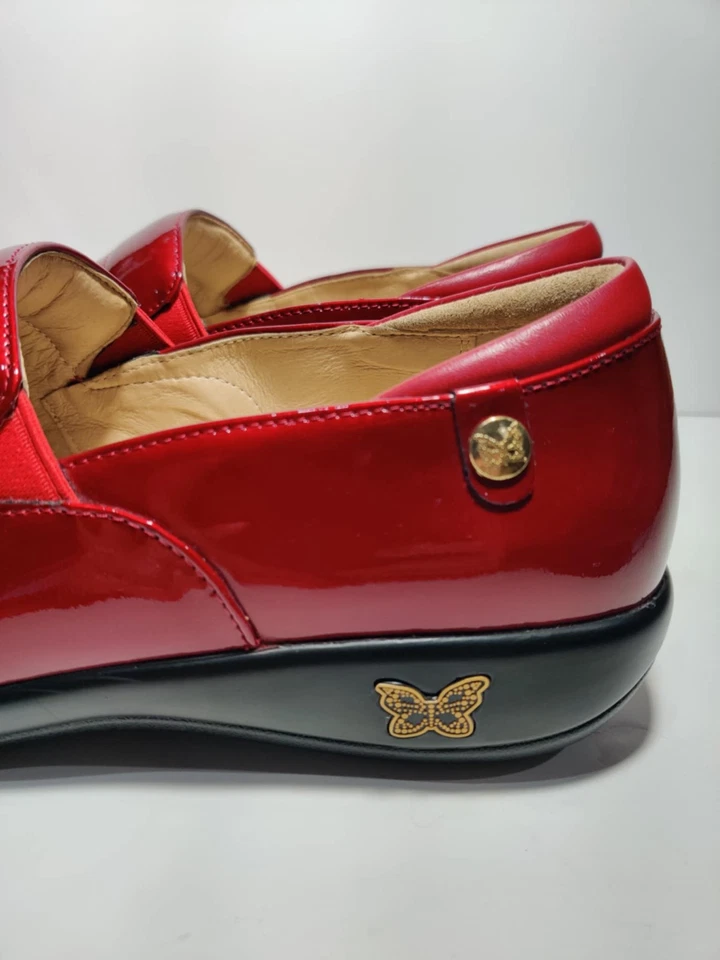 Alegria Keli, вишневая бомба без шнуровки, женский размер 11,5 скольжения устойчивая рабочая обувь - Изображение 4 из 4