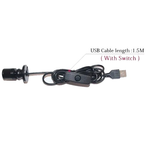 USB Mini LED Spotlight 1W DC5V Red Surface Mounted For Display Cabinet Showcase - 第 4/17 張圖片