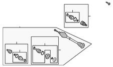 Genuine Volkswagen Axle Assembly 5Q0-407-272-FN