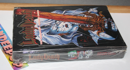 Chaos Comics Krome Productions Lady Death 100 Chromium Trading Card Sealed Box - Picture 4 of 13
