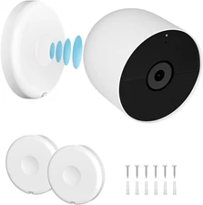 2 Pk Magnetic Wall Mount Base for Google Nest Cam Indoor Outdoor Battery Camera