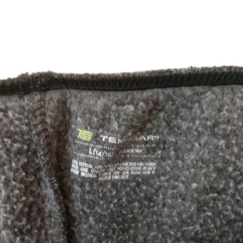 Tek Gear Teen Gray Joggers With Drawstring & Pockets Size L 14/16 - Picture 3 of 5