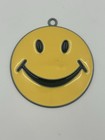 Yellow Smiley Face Have A Nice Day Sun Catcher Window Hanger Glass Style