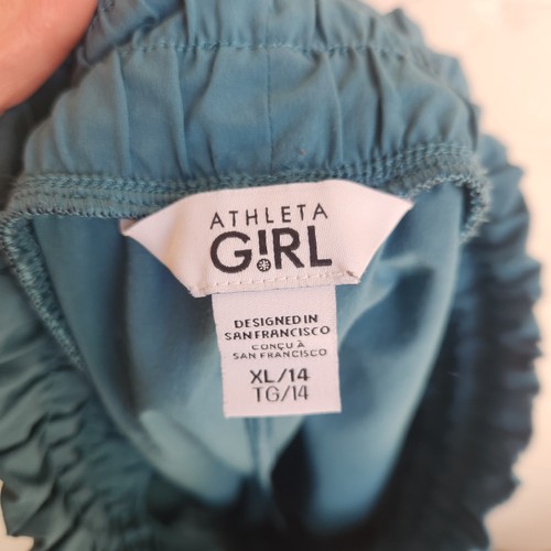 Athleta Girls Shorts Set Of 2 Black And Teal Size XL 14 - Picture 9 of 10