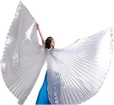 Women'S Egyptian Egypt Belly Dance Costume Bifurcate Isis Wings