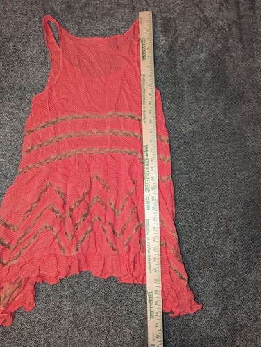 Intimately Free People Ruffle Lace Top Tank Flowy XS - Picture 6 of 8