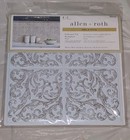 Allen +  Roth 4 TILES Embossed  Peel Stick Vinyl Wall Backsplash 10"x10" 4351040