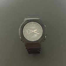 G-SHOCK GA-2100 Carbon Core Guard Black Resin Watch Used