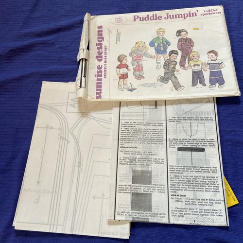 vtg 1980s SEWING PATTERNS LOT 10 Childrens Clothing sz Babies Toddlers Youth 4-7 - Picture 8 of 17