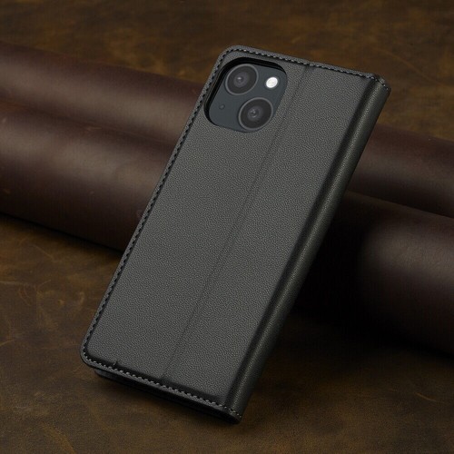 Leder Klapp Wallet Magnet Hülle für iPhone 16 15 14 13 Samsung S25 Ultra Cover - Bild 26 von 59