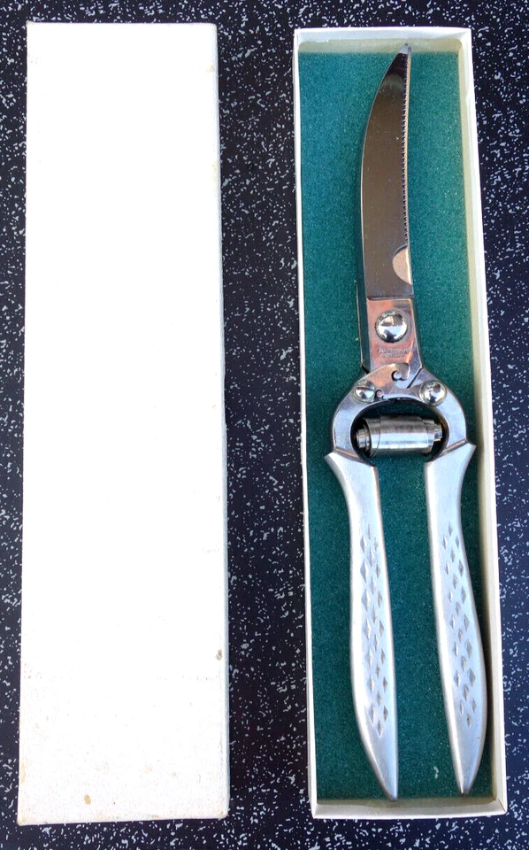 Geflügelschere AUERHAHN Rostfrei in originaler Verpackung - top erhalten