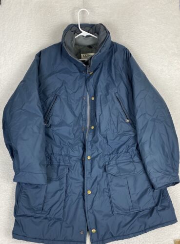 Vintage L.L. Bean Maine Warden Parka Herren Gr. XL Tall Gore-Tex Blau