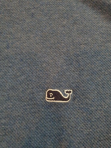 Vineyard Vines Sweater Men's 4XLT Blue Big & Tall Saltwater 1/4 Zip Performance - Picture 4 of 13