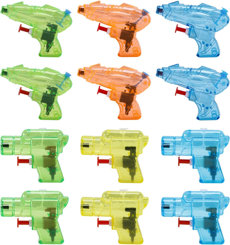12 Packs Water Gun for Kids Squirt Toys Outdoor Beach Swimming Pool Game Summer - Picture 9 of 12