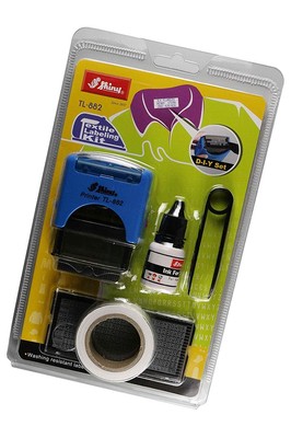 TIME in TIME Out Office Self Inking Rubber Stamp A-5785 StampExpression Red Ink
