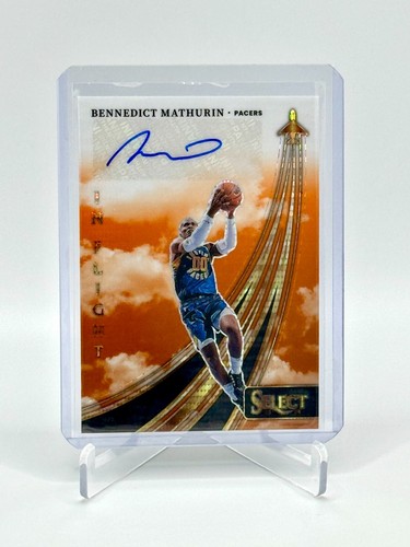 Bennedict Mathurin 2023-24 Select In Flight Auto Neon Orange Pulsar FOTL /30