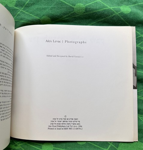 1980er-1990er Jahre Geschichte Israels von B/W Fotografie von Alex Levac PB 91pp Hebräisch - Bild 5 von 11