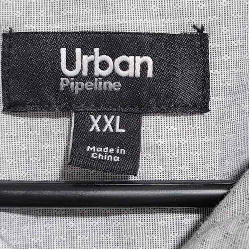 Urban Pipeline Button Front Shirt Mens Size XXL Roll Tab Button Sleeves - Bild 5 von 8