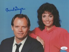 FRED DRYER Hand Signed HUNTER ACTOR 8x10 Photo AUTHENTIC Autograph JSA COA CERT