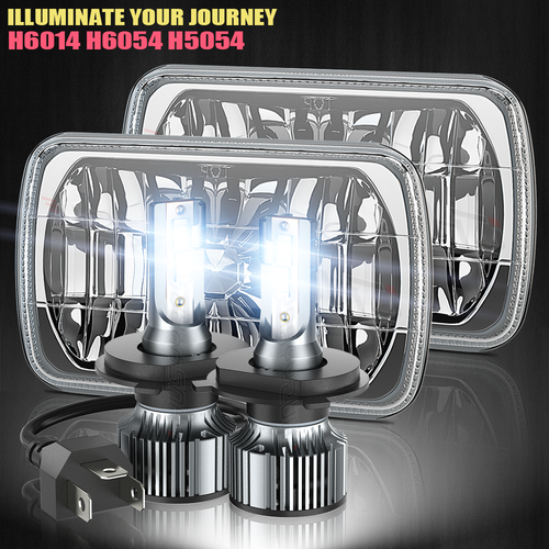 5x7" 7x6" LED Headlight Hi&Lo Beam DRL Fit Toyota Pickup 1982-1995 - Foto 5