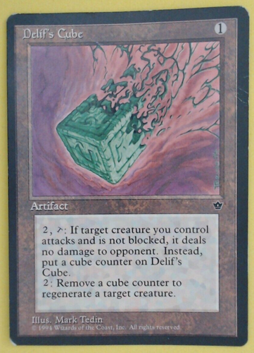 MTG Bling - Reserved List - Delif's Cube - Fallen Empires -i405 [Heavy Play] - Picture 1 of 2