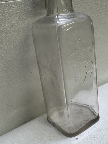 Antigua botella de extracto de vidrio A SCHILLING & CO San Francisco CA 1880-90 - Imagen 4 de 5