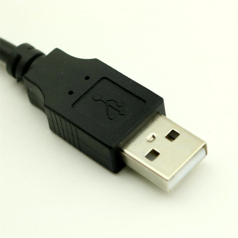 USB 2.0 A Male to B Male Cable Right Angled 90 Degree for Printer Hard Disk 30cm - Image 4 of 4