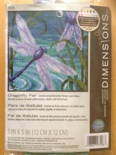 Dimensions, Dragonfly Pair, Needlepoint Kit . Craft. Sewing. Cross stitch.