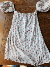 Reformation Framboise floral off the shoulder dress size XS