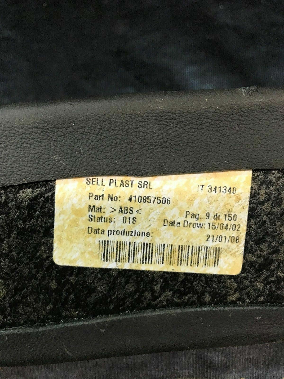 LAMBORGHINI MURCIELAGO PASSENGER SIDE DOOR ARM REST TRIM HANDLE OEM 0072013680