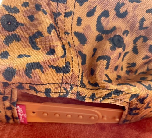 LEVI STRAUSS & CO Leopard Print Adjustable Baseball Cap NWOT - Picture 7 of 9