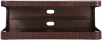 Walnut Tv Stand For Tvs Up To 55 Inch Wooden Modern Glass Shelf Unit Living Room Walnut Tv Stand For Tvs Up To 55 Inch Wooden Modern Glass Shelf Unit Living Room