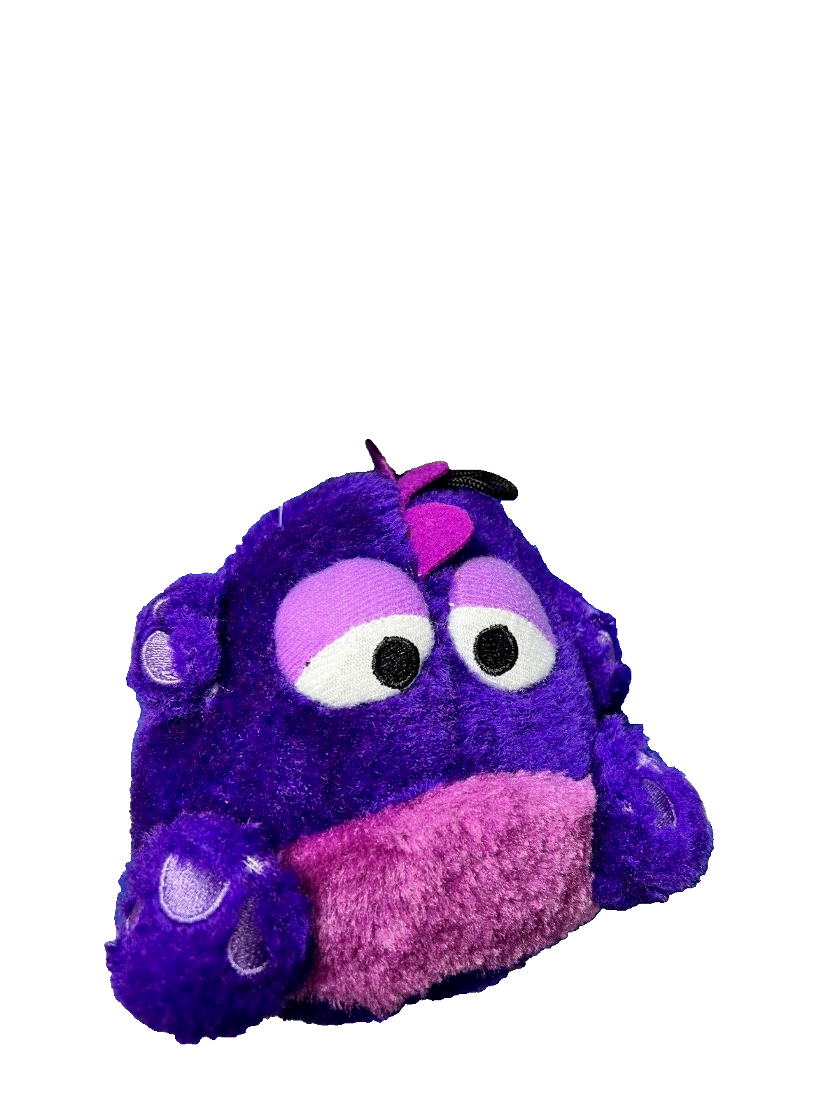 Dog Puppy Toy Ancol Purple Dino Plush Soft Comforter