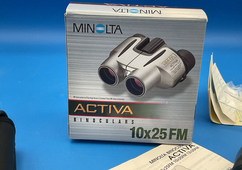 MINOLTA ACTIVA Binoculars 10x25 FM 8598-207 NEW Fast Free Shipping! - Picture 6 of 8