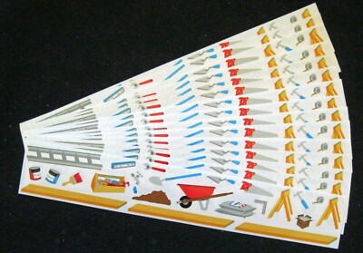 Mrs Grossman Fifteen Vintage Sheets 2x12 inch Design Line Sticker (c-1998)
