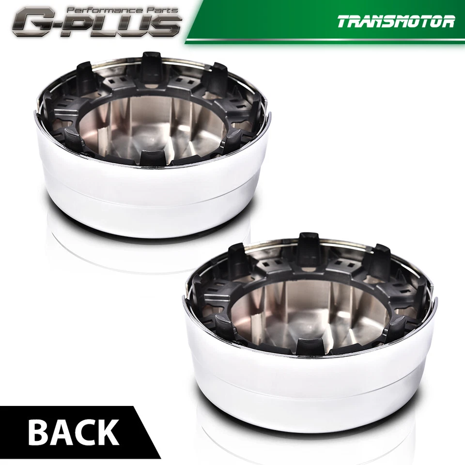 2X Tapacubos centrales plateados rueda trasera aptos para 03-17 Dodge Ram 3500 1 tonelada doble Foto 4 de 4