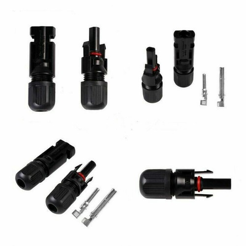 AU DIY Plug Solar Panel Cable Connector Male/Female Cable Connectors 5-50 Pairs - Picture 5 of 11