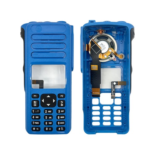 Blue Replacement Case Housing with FST&Speaker for XPR7550 Handheld Radio - Zdjęcie 1 z 4