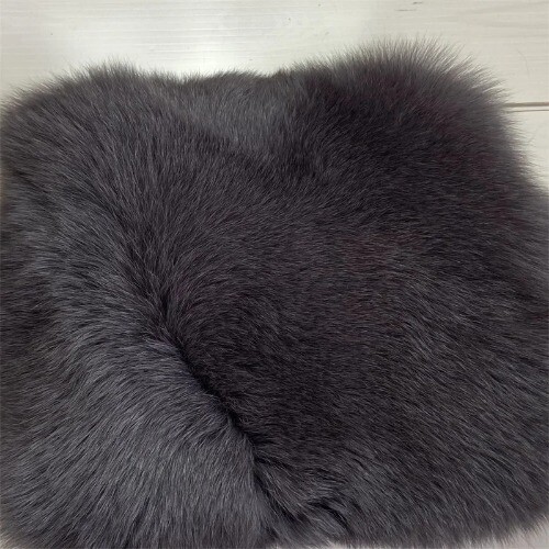 Real Fur Natural Vest Length 50CM Waistcoat Silver Jacket Height Warm Sleeveless - Bild 36 von 44