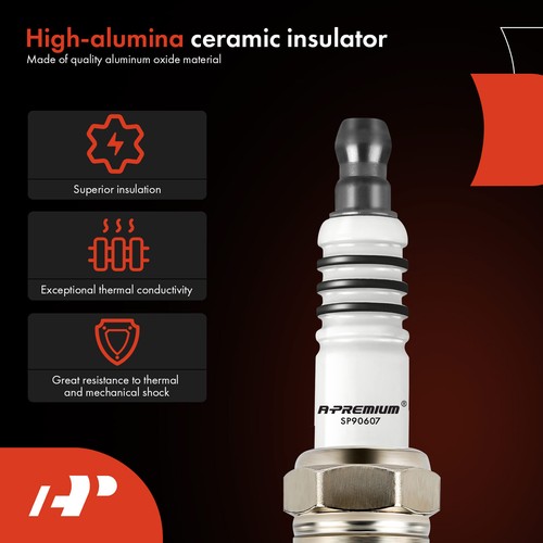 A-Premium 4x Iridium & Platinum Spark Plugs for Ford Fusion Escape Lincoln MKZ - Picture 6 of 12