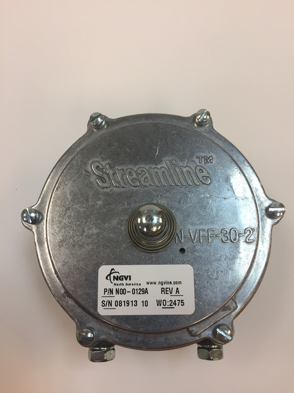 VFF302 Propane Vacuum Fuel LockOff, Forklift LP w/ Primer Button, Non