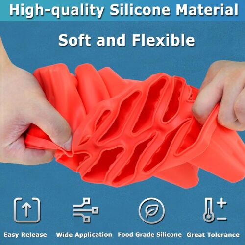 Silicone Popsicle Molds 10-cavity Popsicle Molds Maker Set DIY Ice Pop Mold - Picture 6 of 7