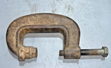 Vintage Forged Steel J.H Williams & Co No. 5 Vulcan Heavy Service Clamp Modified