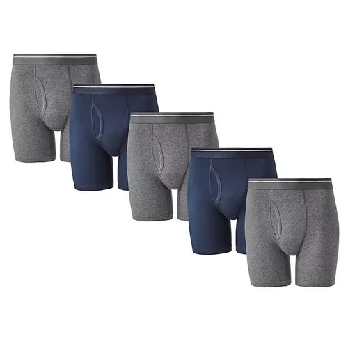 Member's Mark Men's 5-Pack Cotton Stretch Boxer Brief Size M