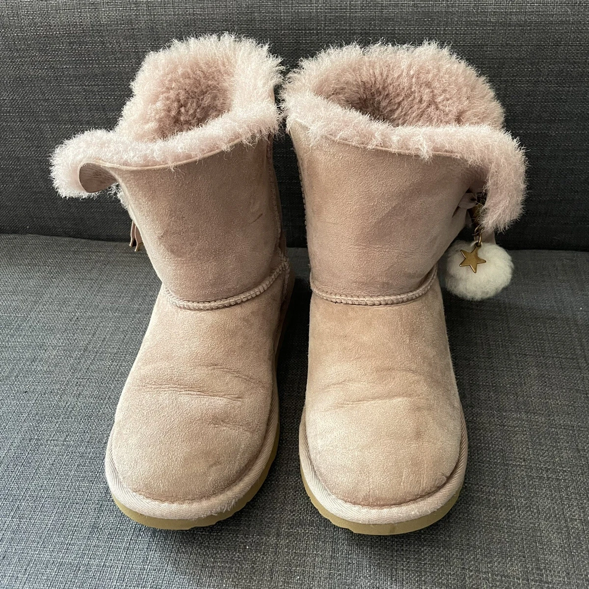 Uggs with top puff balls