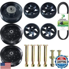 POSEAGLE 2 Pack 532196106 Husqvarna Idler Pulley with 532196104 Husqvarna Idl