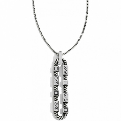 Neu mit Etikett Brighton MODERNA lila rosa Kristall wandelbare Wendehalskette UVP 68 $ - Bild 3 von 5