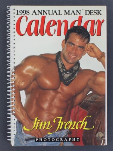 Colt Studio 1998 Annual Man Desk Calendar Jim French 120pgs Gay Physique Pinup