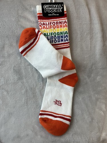 GUMBALL POODLE Unisex California Crew Socks One Size Fits Most ( Made In USA) - Picture 6 of 10